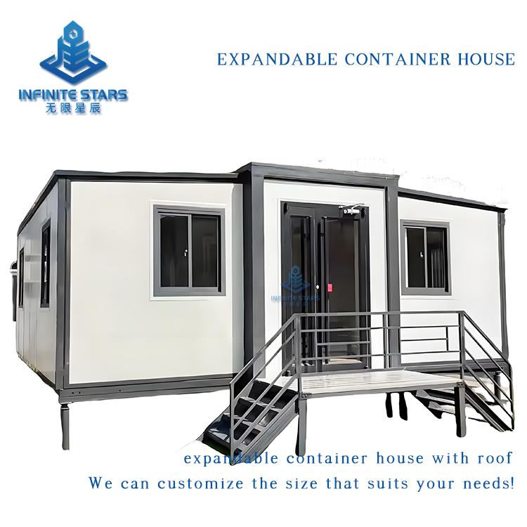 Expandable Container House with roof