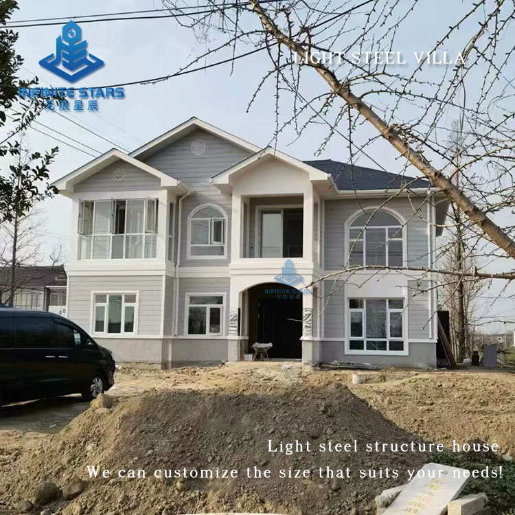 Chinese Light Steel Villa Integrated House Builder