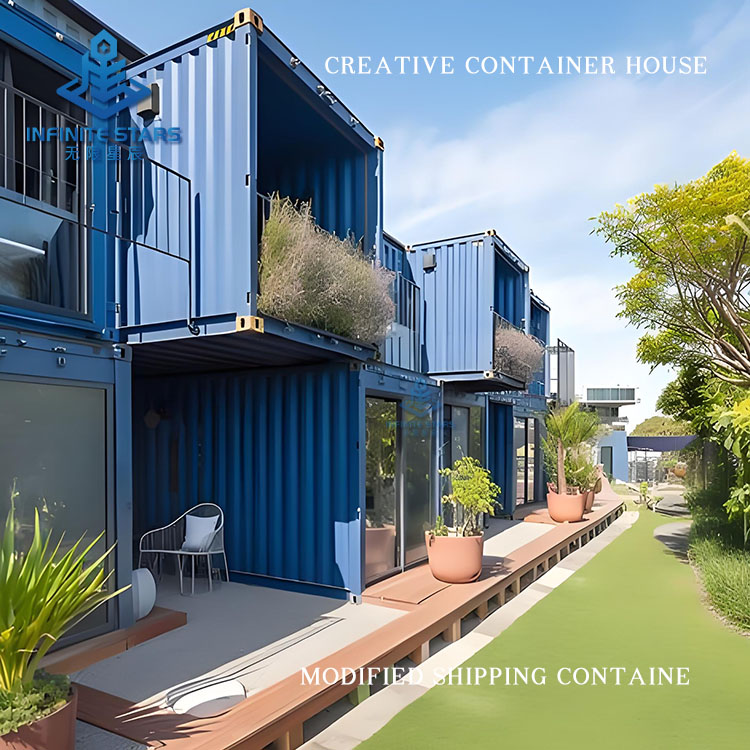 Sliding Block Style Residential Building