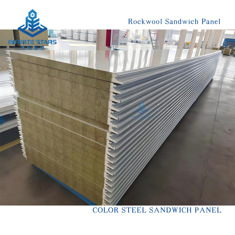 Polyurethane Edge Sealing Rock Wool Sandwich Panel