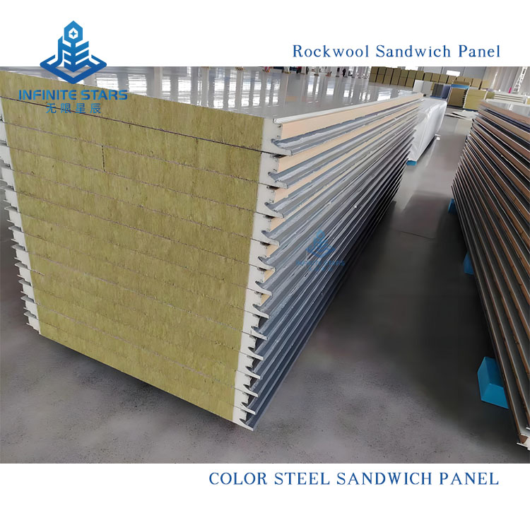Edge Sealing Rock Wool Sandwich Panel